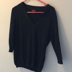 Tesori Black 100% cashmere sweater